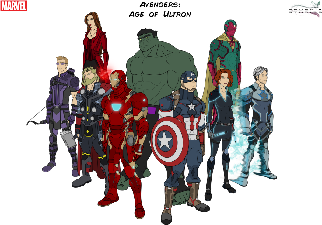 Age Of Ultron By Kyle - Age Of Ultron Captain America Png (1069x748), Png Download