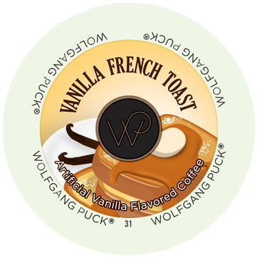 Wolfgang Puck Vanilla French Toast Flavored Coffee - Wolfgang Puck K Cups (380x376), Png Download