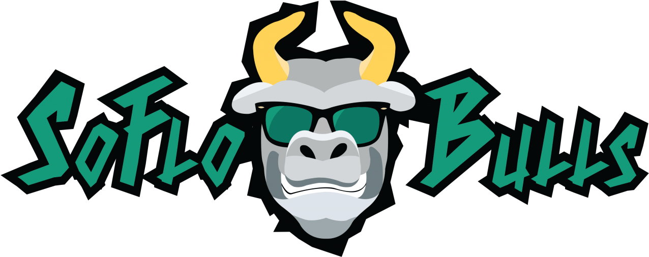 Cropped Soflobulls Logo Original From Fuller 1 - South Florida Bulls Football (1280x514), Png Download