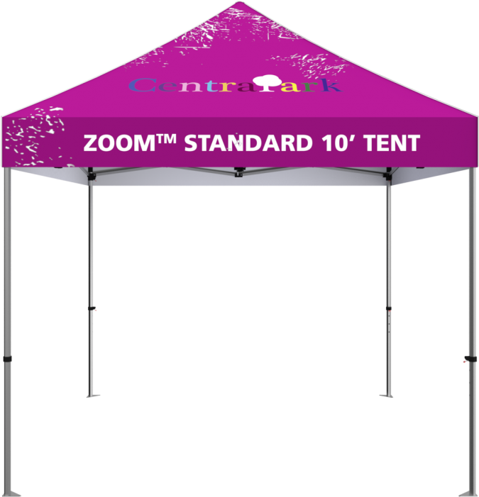 Zoom Standard 10' Popup Tent - Tent (700x700), Png Download