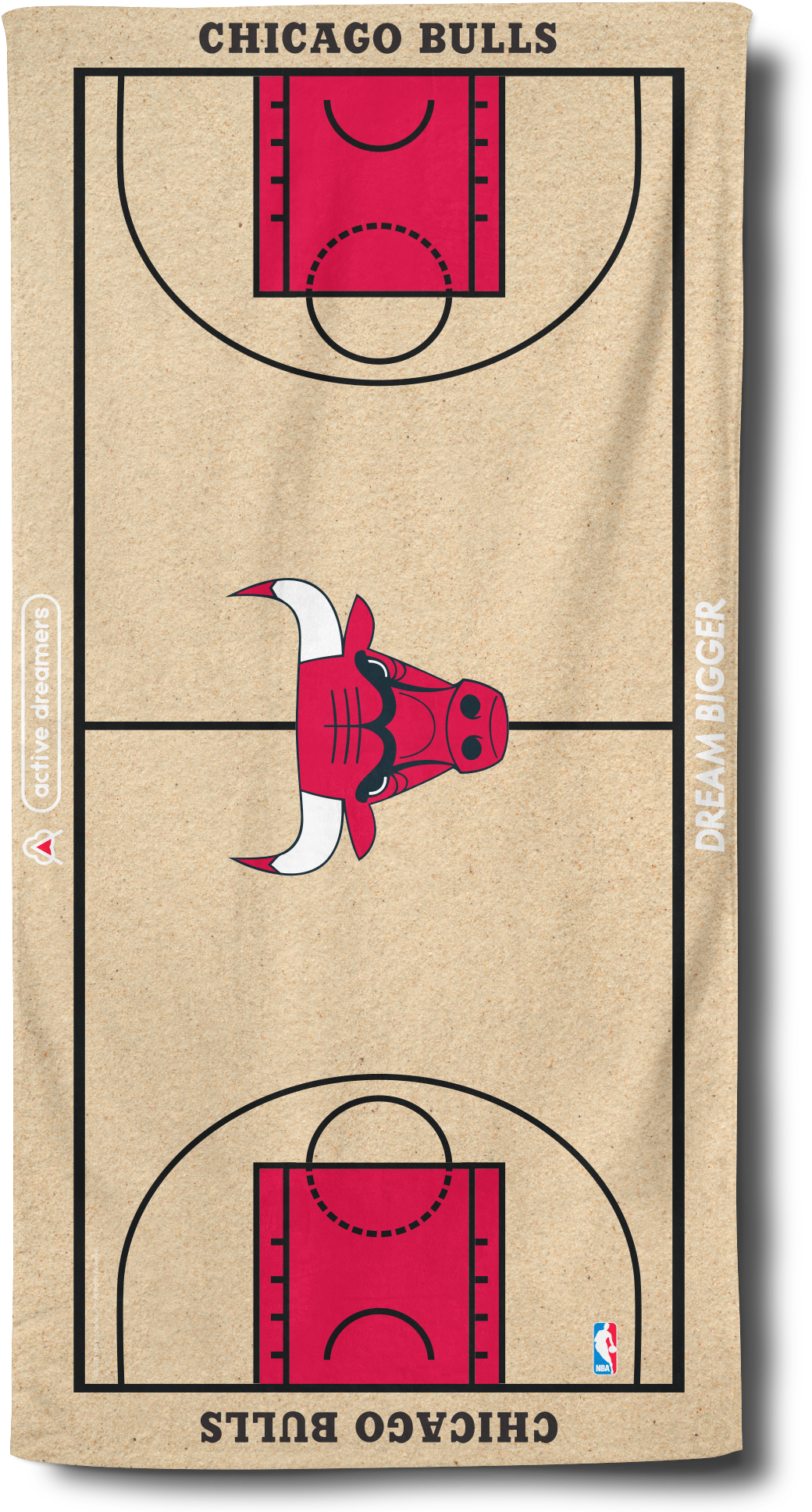 Bulls Beach Towel - Chicago Bulls Die-cut Decal - 8"x8" Color (2000x2000), Png Download