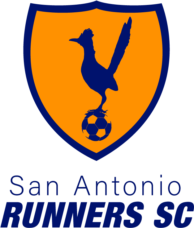 Runners Logo Blue,orange - San Antonio (784x909), Png Download