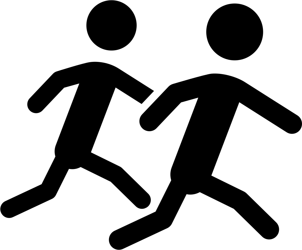 Png File - Runners Icon (981x812), Png Download