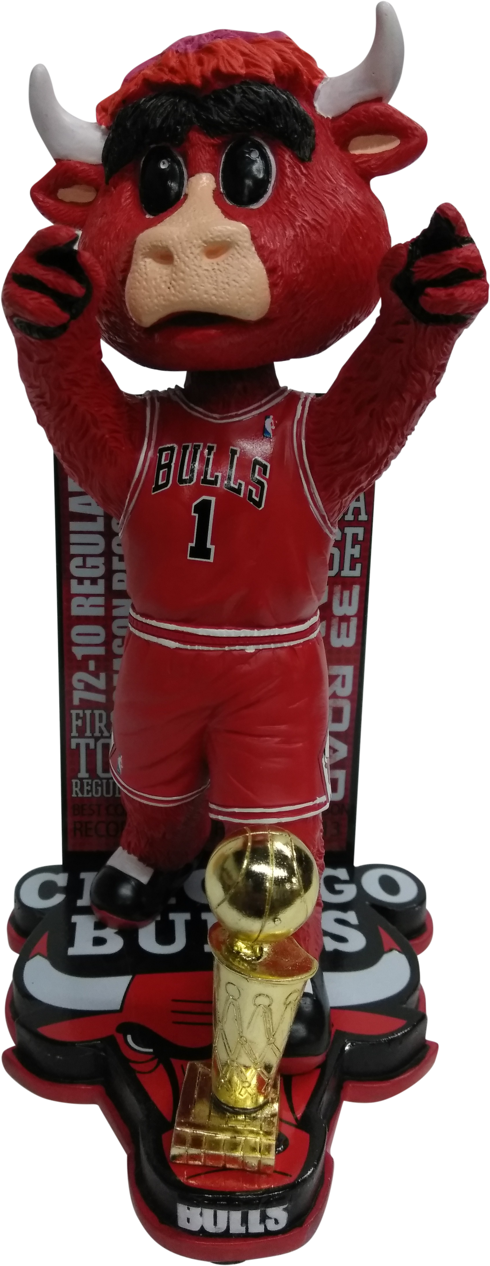 Benny The Bull Chicago Bulls Nba Greatest Season Bobblehead - Benny The Bull (3456x4608), Png Download
