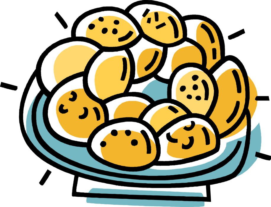 Vector Illustration Of Baking Plate Of Cookie Biscuits - Cookie (916x700), Png Download