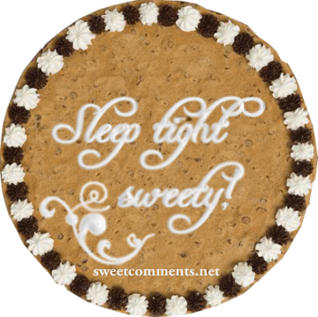 Sleep Tight Cookie Cookies Picture For Facebook - Fathers Day Cookie Cakes (360x359), Png Download