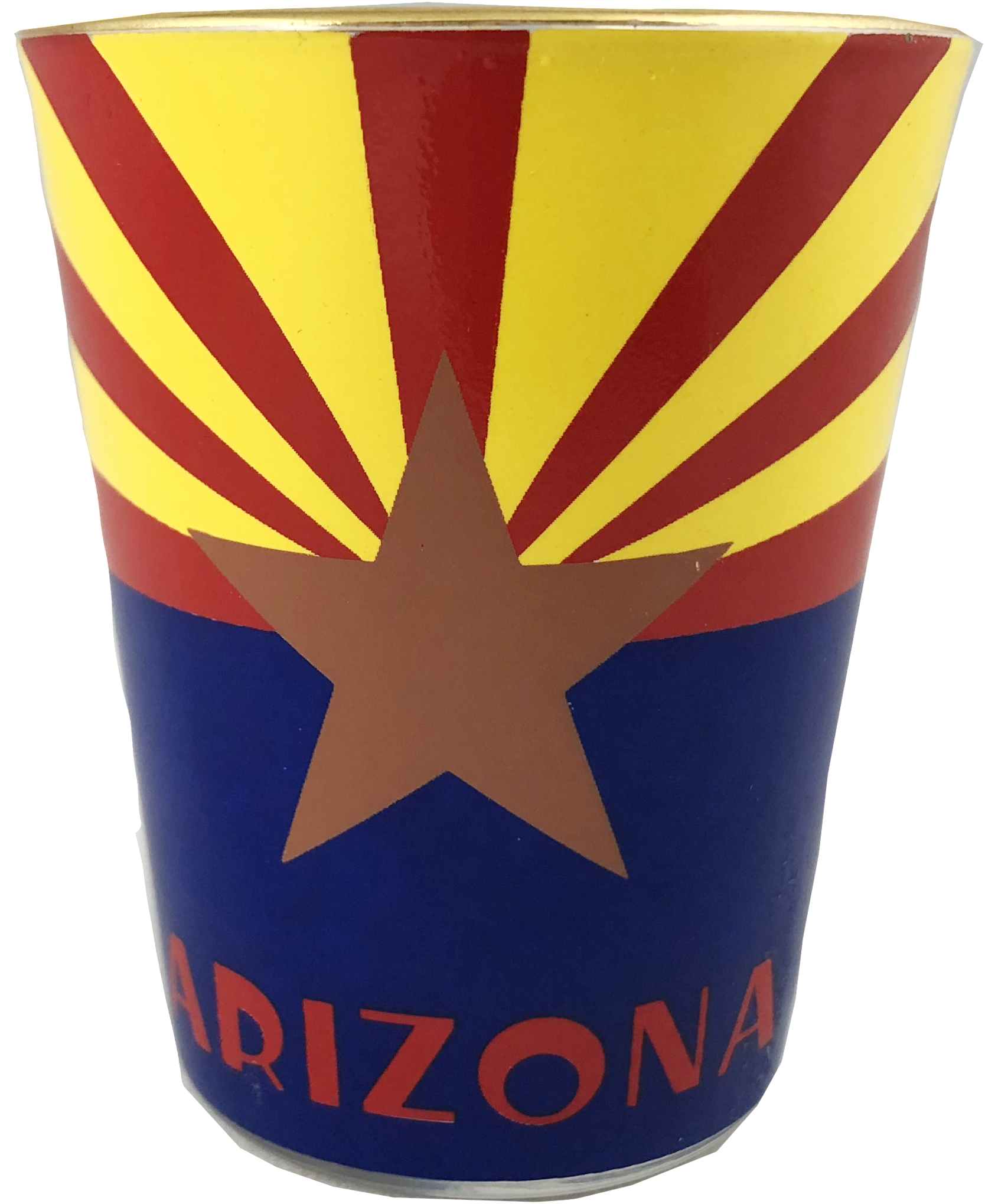 Arizona Flag Shot Glass - Arizona (2460x2672), Png Download