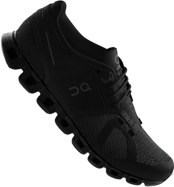 Cloud - All Black Womens Sneaker (788x788), Png Download