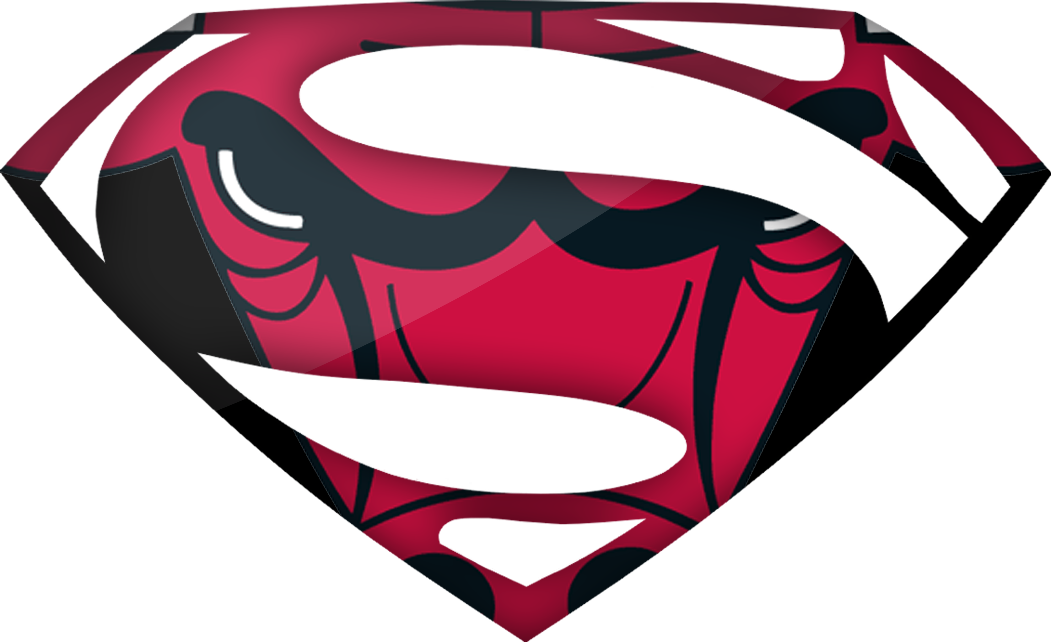 Chicago Bulls - Superman Logo 2018 (3432x2415), Png Download