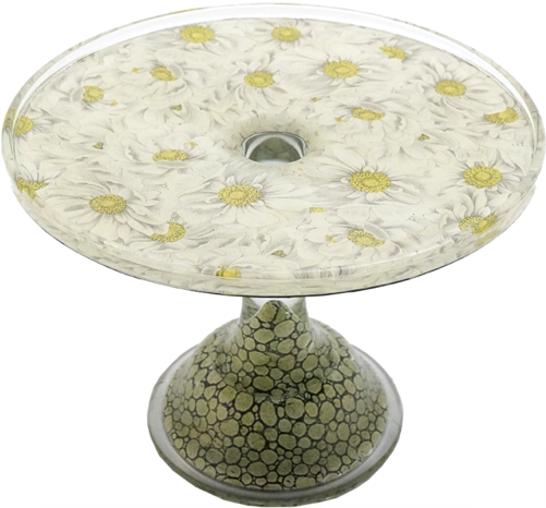 White Daisy - Cake Stands (500x500), Png Download