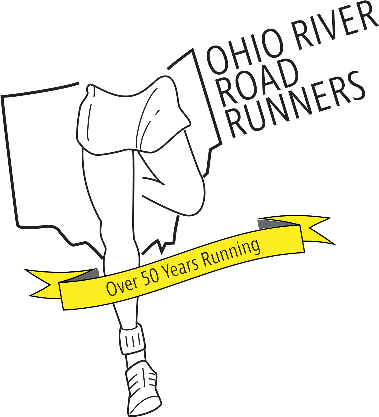 The Ohio River Road Runners Club Is A 100% All Volunteer - Ohio River Road Runners Club (1334x1478), Png Download