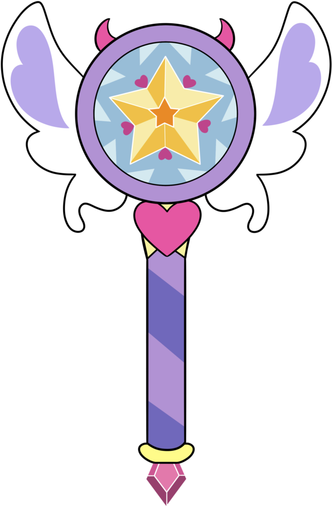 Comet Clipart Falling Star - Star Vs The Forces Of Evil Star's New Wand (730x1095), Png Download