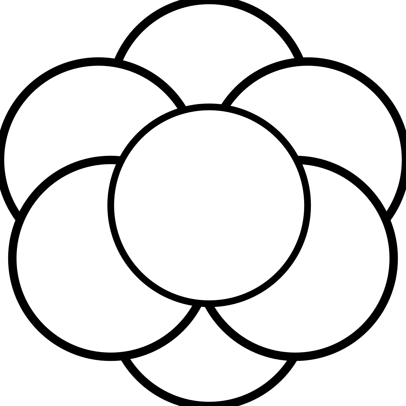Black And White Daisy Clip Art Almales - Peace Sign Coloring Page Free Printable (1331x1331), Png Download