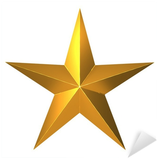 Gold Star Sticker Png - Estrellas De Oro (400x400), Png Download