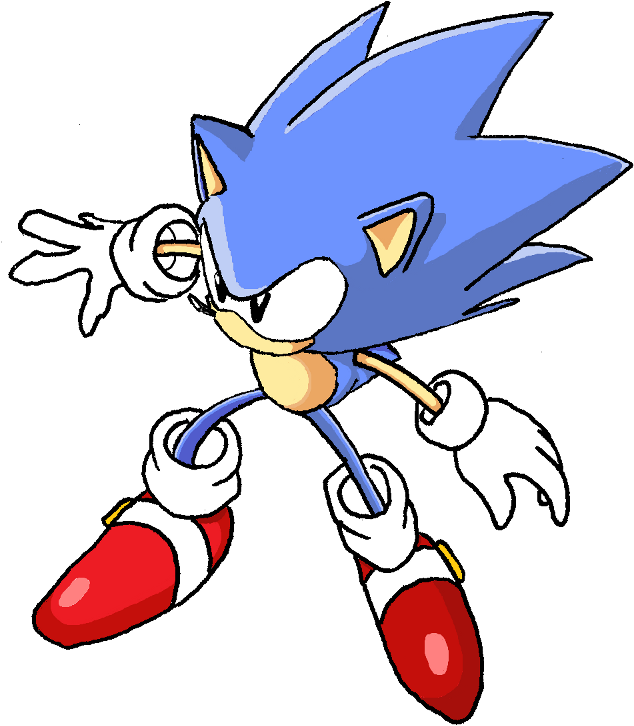 Sonic Cd By Jugg - Sonic Cd Sonic Art (704x800), Png Download