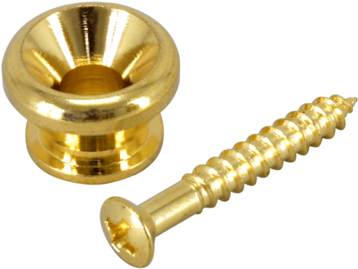 Strap Button, Gold Finish, Pack Of Two (600x400), Png Download