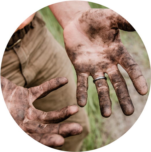 Features Passion And Respect - Clean Man Hands (624x630), Png Download