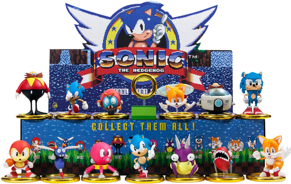 Sonic The Hedgehog - Kidrobot: Sonic The Hedgehog: Mini Figures (945x622), Png Download
