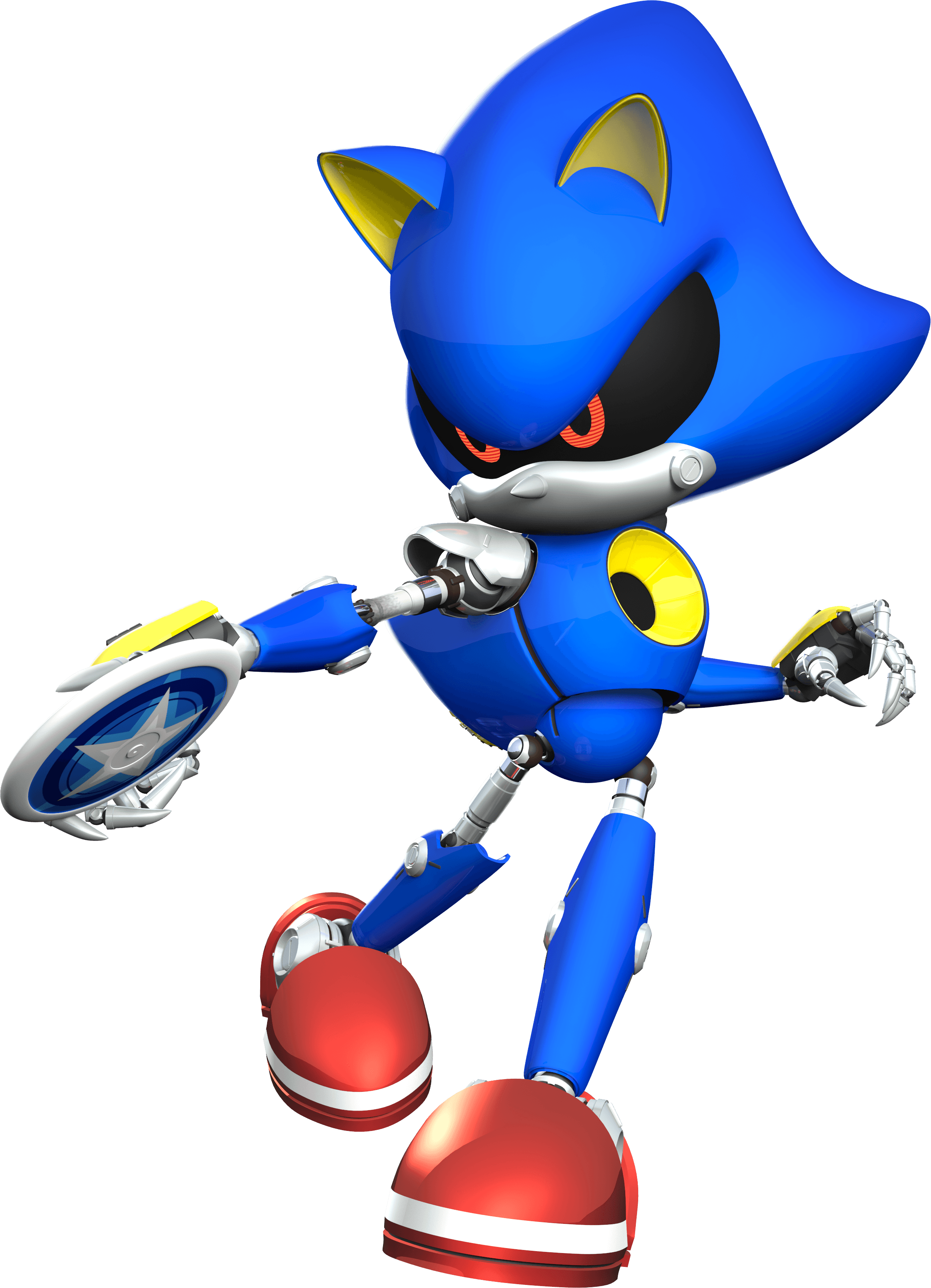 Metal Sonic Throwing Discus - Metal Sonic Olympic Games (2426x3354), Png Download