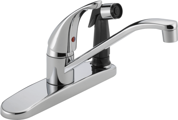 Peerless - Peerless Faucets Single Handle Centerset Kitchen Faucet (600x600), Png Download