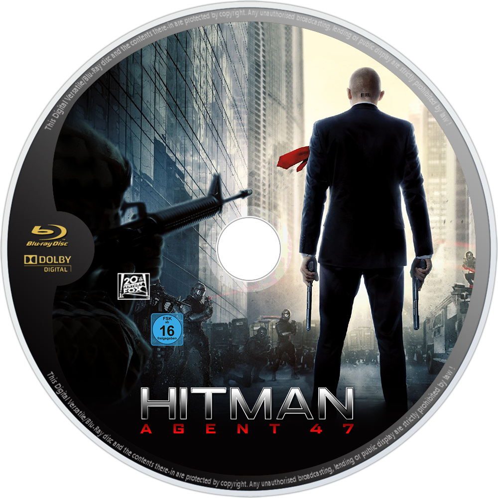 Agent 47 Bluray Disc Image - Hitman Agente 47 Dvd (1000x1000), Png Download
