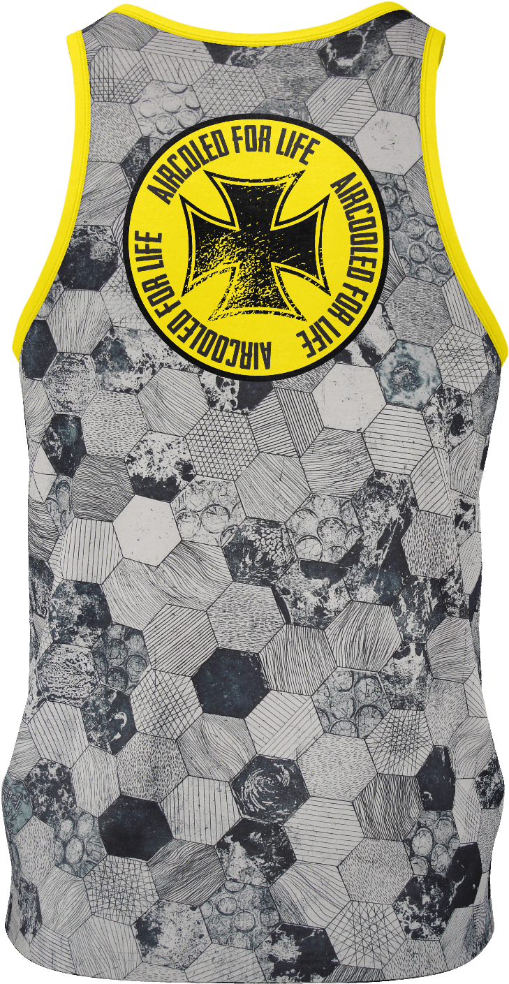 Aircooled For Life Iron Cross Men's Tank - Active Tank (1600x1600), Png Download