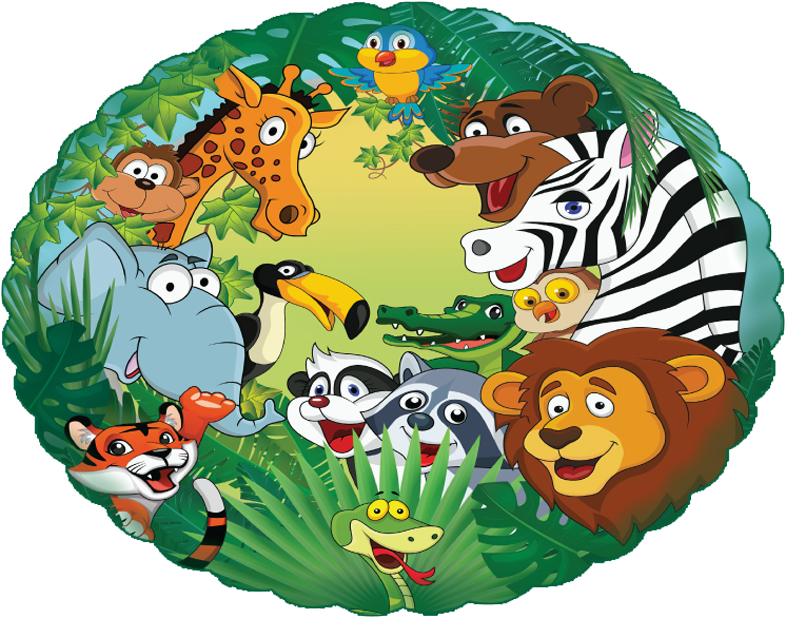 Paper Plates Large - Sterling My Canvas Art Jungle (842x618), Png Download