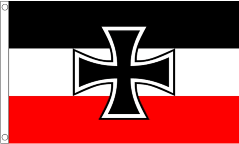 Reichskriegsflagge, Iron Cross - German Flag Ww1 (480x480), Png Download