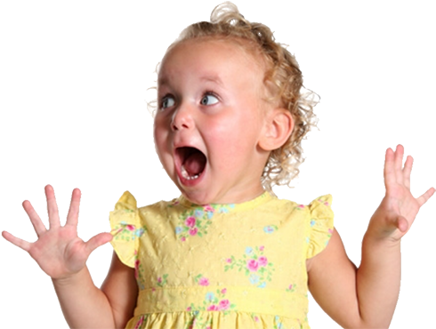 Excited Child Png - Excited Kids Png (500x377), Png Download