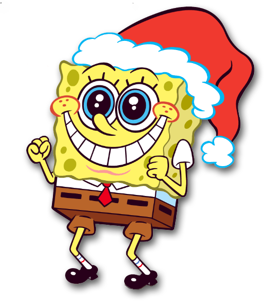Transparent Christmas Spongebob - Sponge Bob (536x610), Png Download