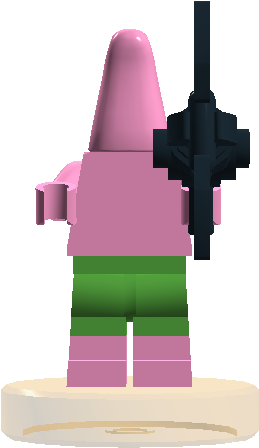 Patrick Star - Lego (1360x709), Png Download