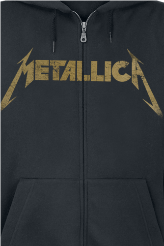 Hetfield Iron Cross Guitar Men Hooded Zip Black 80% - Metallica (hetfield Guitar) Backpatch (500x500), Png Download