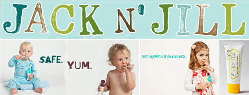 Jack N Jill Toothpaste Banner Natkind - Jack N' Jill Organic Toothpaste - Raspberry (1050x350), Png Download