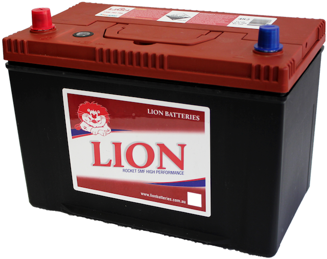 Automotive - Lion Deep Cycle Battery (702x524), Png Download