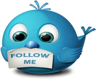Follow Me On Twitter (400x300), Png Download