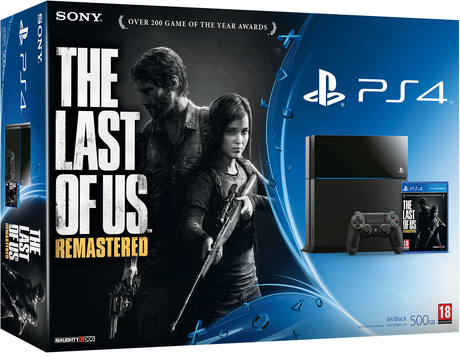 Playstation - Ps4 The Last Of Us Console (1772x1352), Png Download