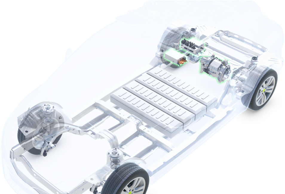 Battery Electric Vehicle - Automotive 48v Systems (1600x650), Png Download