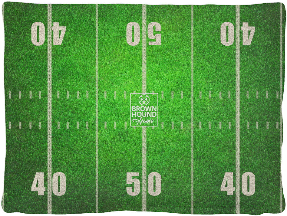 Football Field Dog Bed - Dog (1024x1024), Png Download