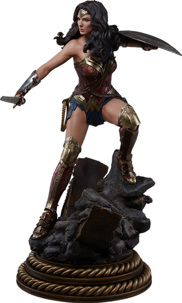 Dawn Of Justice - Wonder Woman Film Figure (360x600), Png Download