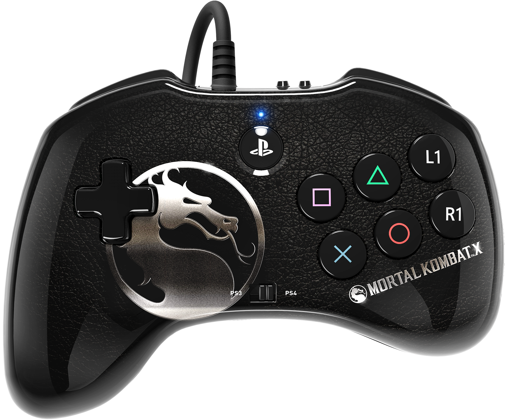 Mortal Kombat Official Wired Fight Pad For Ps4 - Mortal Kombat Xbox One Controller (504x504), Png Download