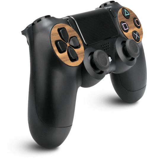 Playstation 4 Controller Walnut Wood Cover - Balolo Sony Playstation 4 Controller Cover (ps4) (900x900), Png Download