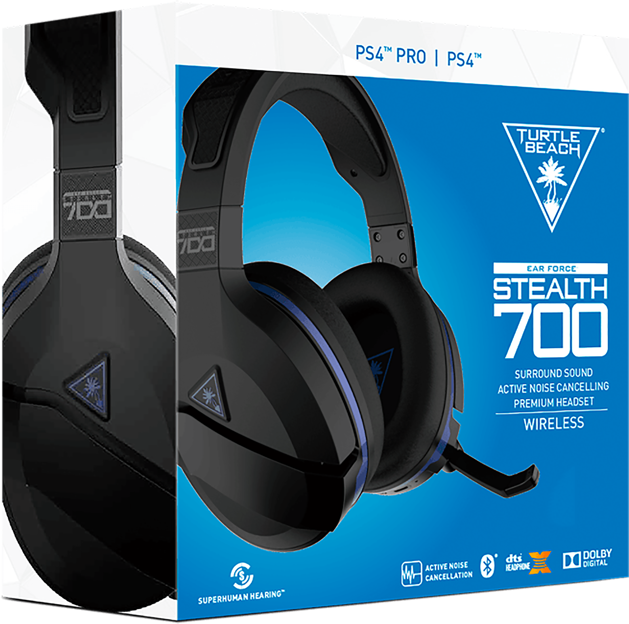 Stealth 700 Premium Wireless Surround Sound Gaming - Turtle Beach Stealth 700 (3000x3000), Png Download