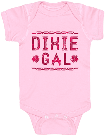 Dixie Gal Baby Onesy - Feminist Baby Clothes (484x484), Png Download