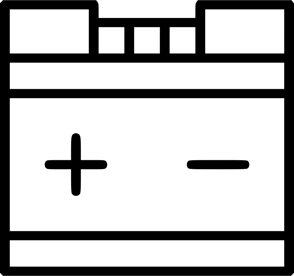 Car Battery - - Car (980x920), Png Download