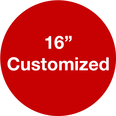 16" Wide Red Circle - Sign (700x500), Png Download