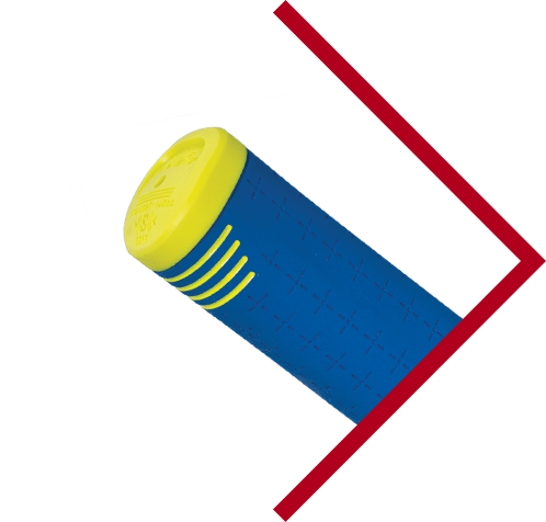 Butt End Of Blue Golf Pride Grip (498x476), Png Download