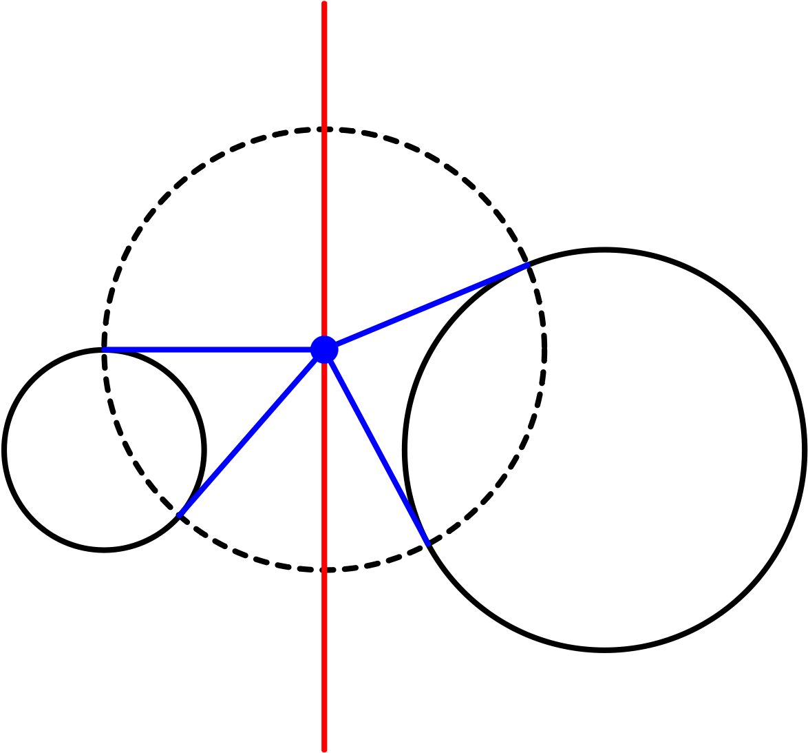 Radical Axis Of Circle (1200x1128), Png Download