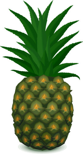 Green Pineapple Vector Image Public Domain Vectors - Keep Calm And Eat Pineapple (271x500), Png Download