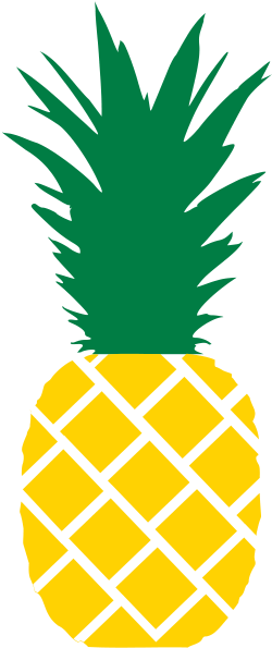 Free Images 2018 Pineapple Clipart Vector Png Free - Pineapple Stainless Steel Travel Mug (340x600), Png Download