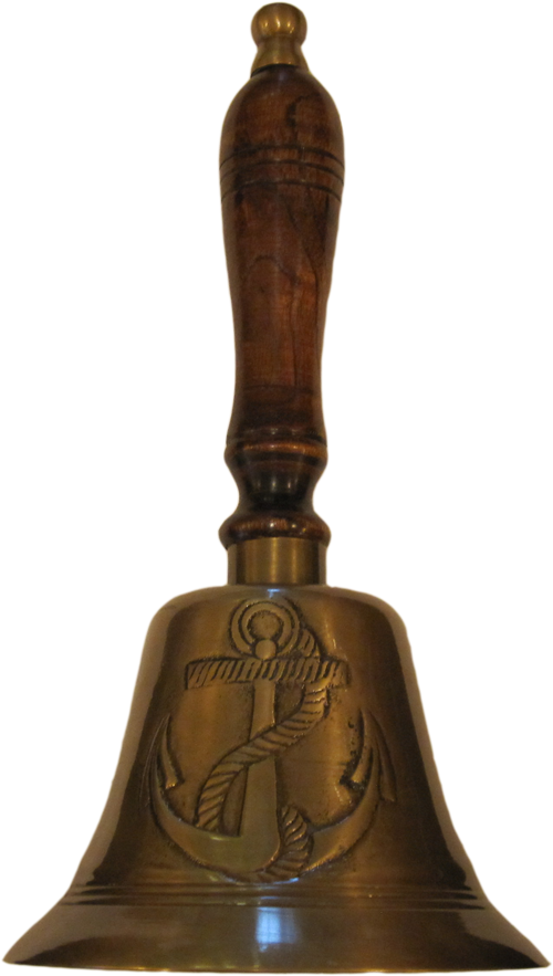Brass Anchor Bell - Red Hook (500x883), Png Download